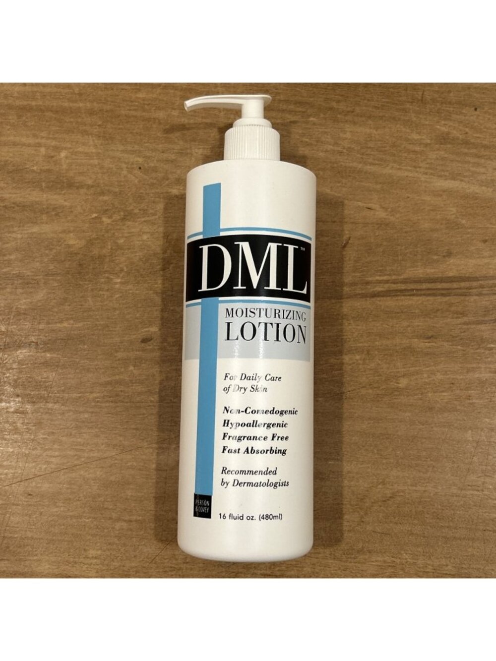 DML Moisturizing Lotion Fast Absorbing For Dry Skin Hypoallergenic Formula 16 Oz